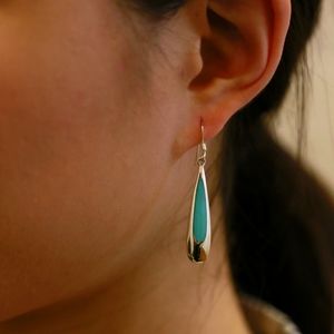 Silver 925 Turquoise Dangle Earring